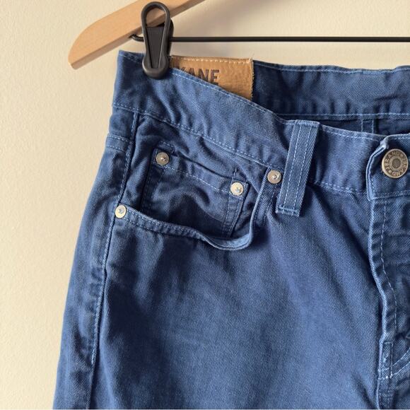 J Brand Kane Slim Straight Leg Jeans Blue zip button casual denim made in USA 30 - Picture 3 of 11